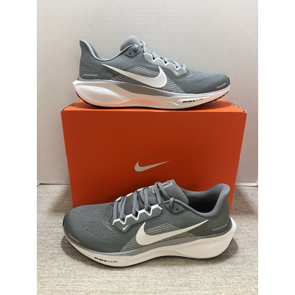 Men's Size 12 - NEW Nike Air Zoom Pegasus 41 Cool Grey/White-Wolf Grey Shoes